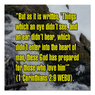 1 Corinthians 2:9 WEBU Poster