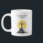1 Corinthians 3:11 Bible Verse Christian Mug<br><div class="desc">This 1 Corinthians 3:11 Bible verse design is a powerful reminder that the strongest foundation we can build our lives on is Jesus Christ. “For no one can lay any foundation other than the one already laid, which is Jesus Christ.” — 1 Corinthians 3:11 In a world that constantly shifts,...</div>
