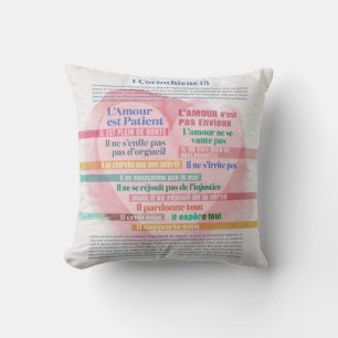 1 Corinthiens 13, Hymne à l’Amour Cushion