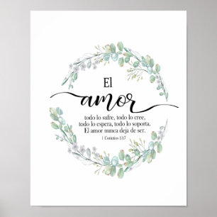 1 corintios 13, El amort Póster Poster