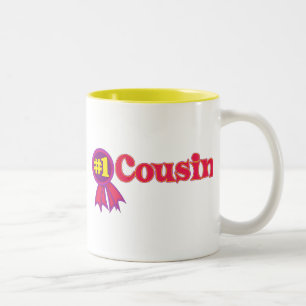 #1 Cousin Two-Tone Coffee Mug