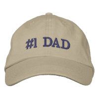 #1 Dad Beige Brown Typography