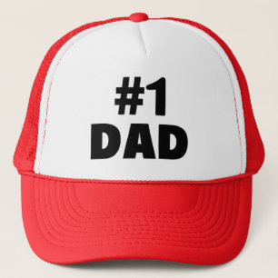 #1 Dad (Blk) Trucker Hat