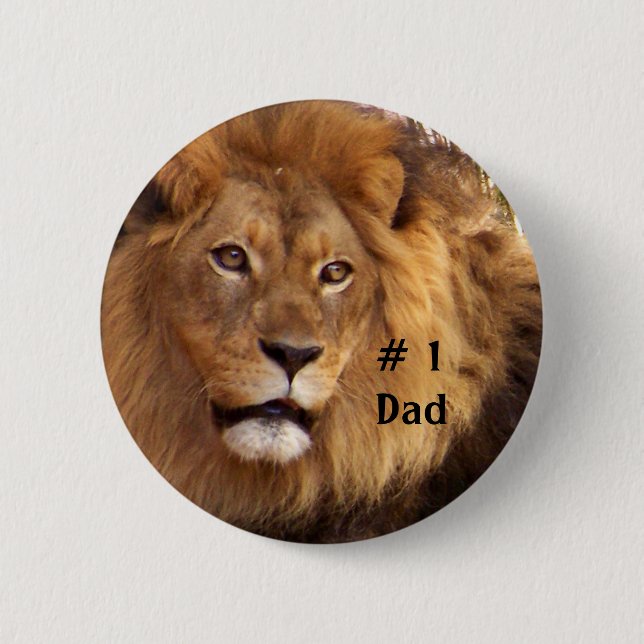 # 1 Dad_Button 6 Cm Round Badge (Front)