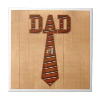 #1 dad ceramic tile