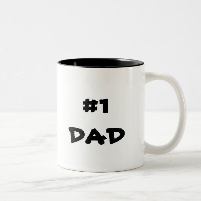 #1 DAD coffee tea mug (Right)