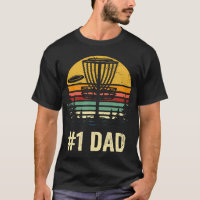 1 Dad Disc Golf Gift Number One Father Frisbee