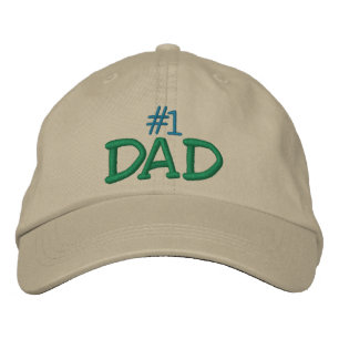 #1 Dad  ... ; ) Embroidered Hat