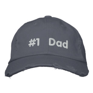 #1 Dad Embroidered Hat