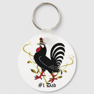 #1 Dad Keychain