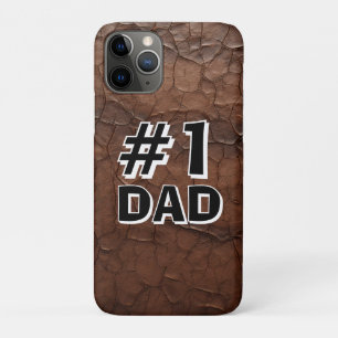 #1 Dad Leather-look Case-Mate iPhone Case