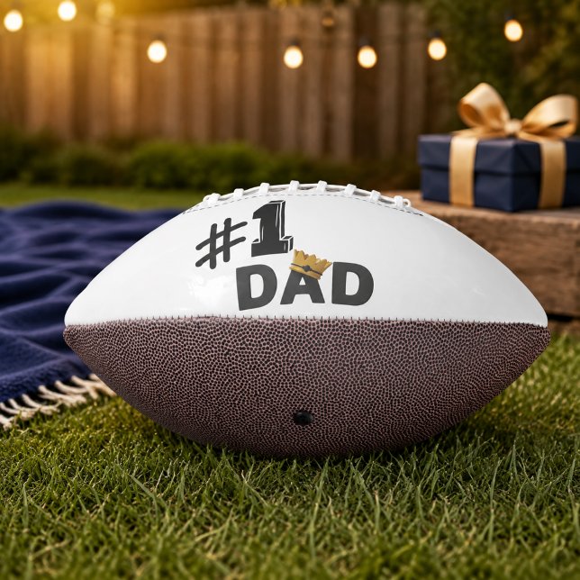#1 Dad Love Personalised Football (Creator Uploaded)