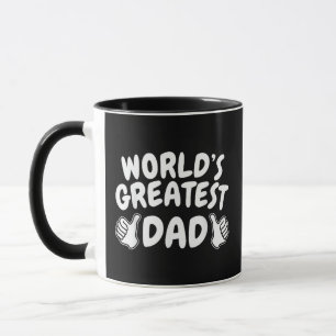 1 dad Shirt Number 1 dad World's Greatest dad Mug