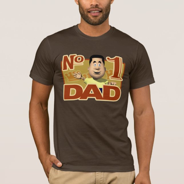 #1 Dad t-shirt (Front)
