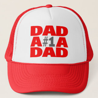 #1 Dad Trucker Hat