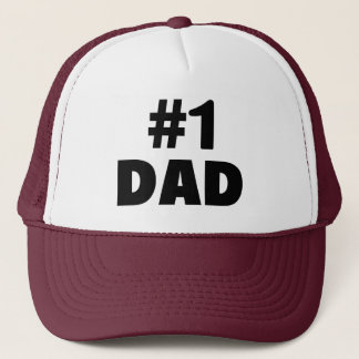 #1 Dad Trucker Hat