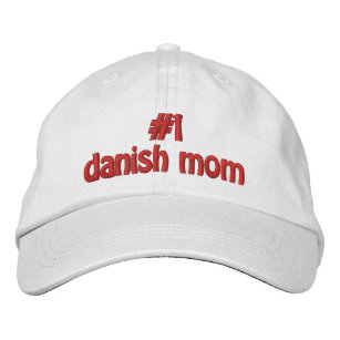 #1 Danish Mum Embroidered Hat