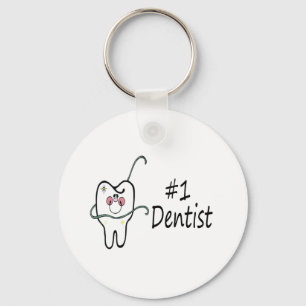 #1 Dentist Key Ring