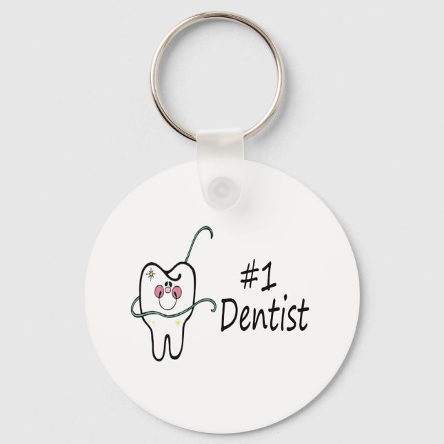 #1 Dentist Key Ring (Front)