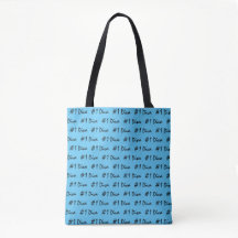  #1 Diva Light Blue Tote Bog 