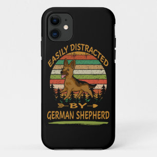 1 Easily Distracted By German Shepherd Case-Mate iPhone Case