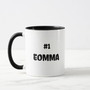 #1 eomma, number one mum in korean, funny mug