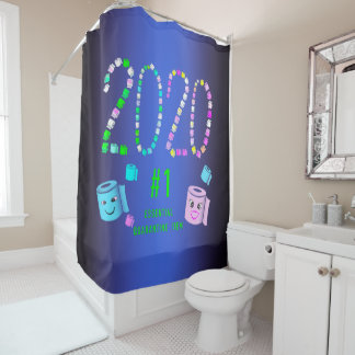 #1 Essential Quarantine Item Shower Curtain