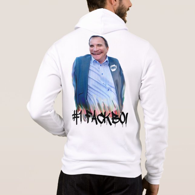 #1 FACKBOI - Trout - Pattern back Hoodie (Back)