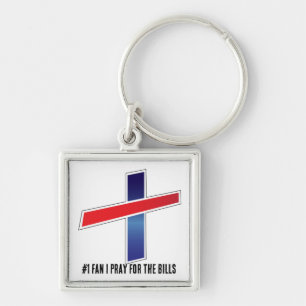 #1 fan i pray for the Bills Key Ring