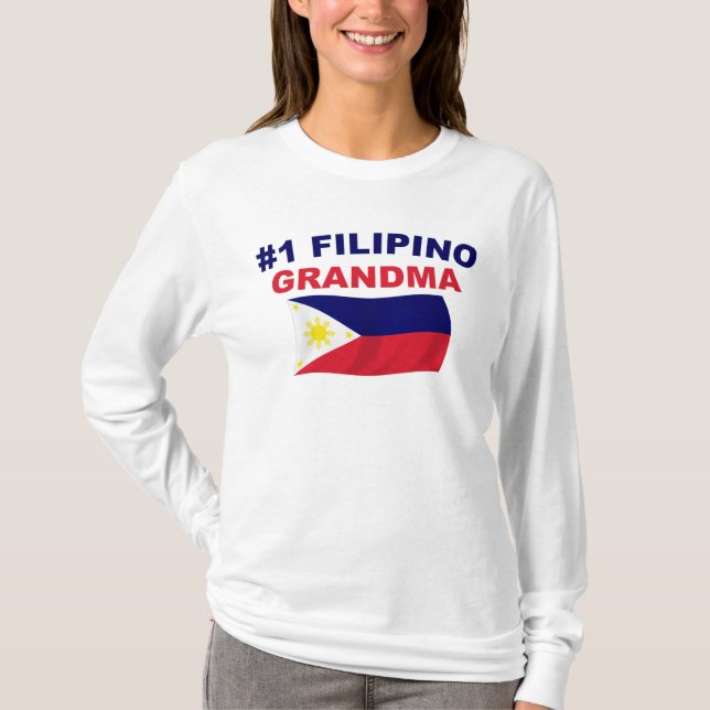 #1 Filipino Grandma T-Shirt (Front)
