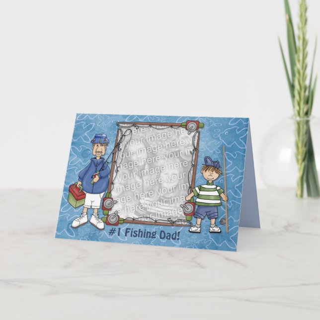 #1 Fishing Dad Card (Front)