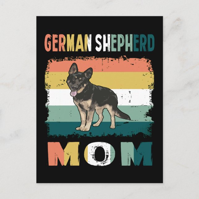 1 German Shepherd Mum Postcard (Front)