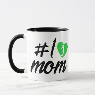 #1 Golfer Mum Mug - Mother's Day Golf Gift