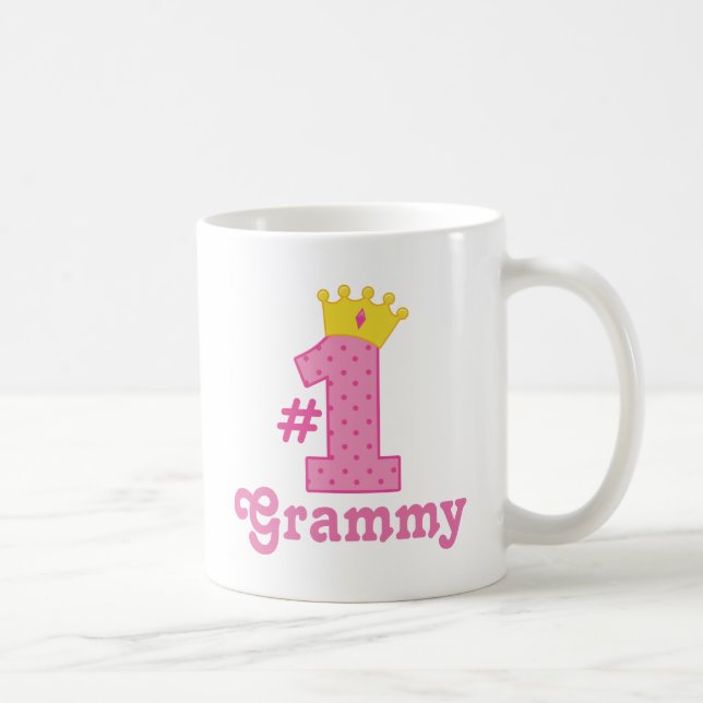 #1 Grammy Gift Coffee Mug (Right)