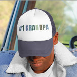 #1 Grandpa Trucker Hat | Cool Grandpa Gift | Retro<br><div class="desc">Show Grandpa he’s truly one of a kind with this bold “#1 GRANDPA” trucker hat! Featuring retro block typography in a soft vintage colour scheme, this breatheable mesh-back cap makes the perfect gift for Father’s Day, birthdays, or just to say “we love you.” 🧢 Why it’s awesome: • Classic snapback...</div>
