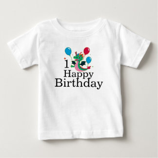   1 Happy Birthday Dragon with Balloons T-Shirt