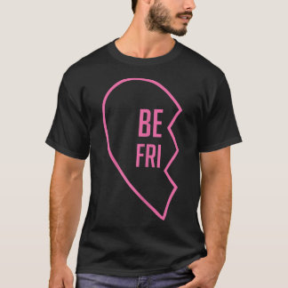 1 Heart in 2 Best Friend T sMatching BFF Outfits T-Shirt