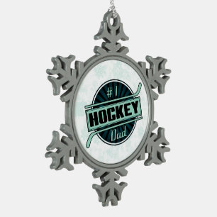 #1 Hockey Dad Christmas Tree Decoration