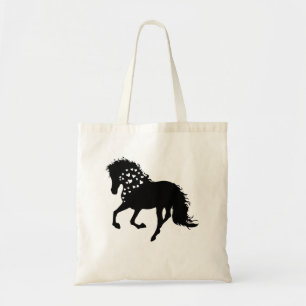 1- Horse Shirt, Horse Lover Tee, Girls Horse Tote Bag