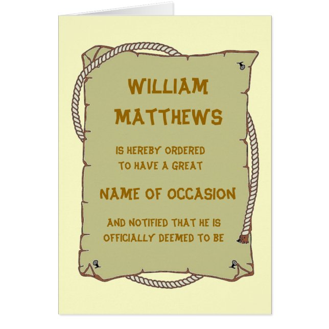 1 Hot Papa Custom Card (Front)