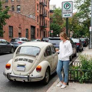 1 Hour Parking Sign For Controlled Parking Zones  Hoodie
