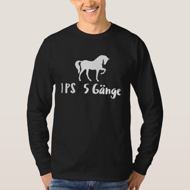 1 HP 5 speed horses T-Shirt (Front)