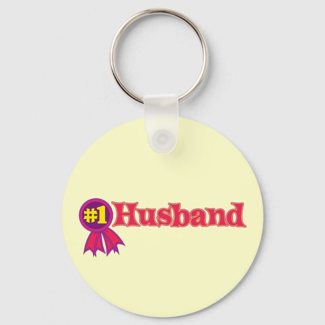 #1 Husband Key Ring (Front)