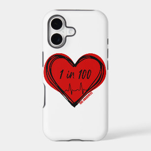 1 in 100 CHD Awareness Phone Case