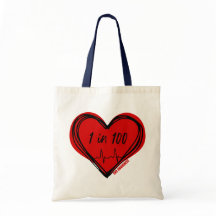 1 in 100 CHD Awareness Tote