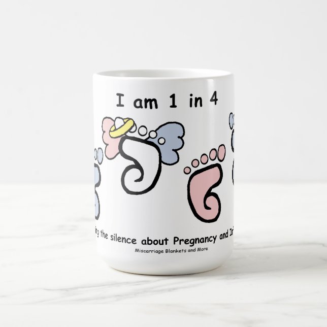 1 in 4 miscarriage/infant loss Mug (Center)