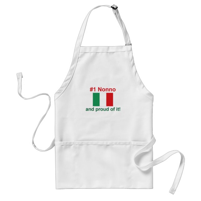 #1 Italian Nonno Standard Apron (Front)