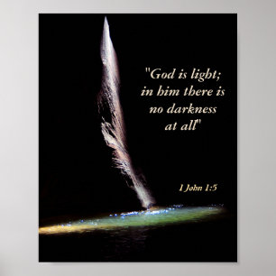 1 John 1:5 Poster