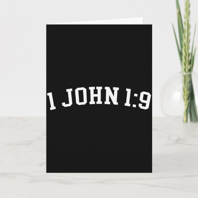 1 John 1_9  Card (Front)
