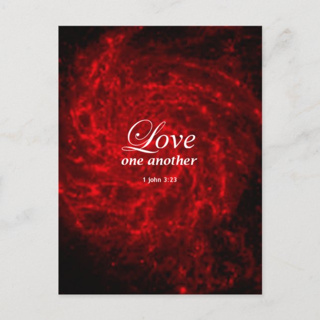 1 John 3:23 Postcard (Front)